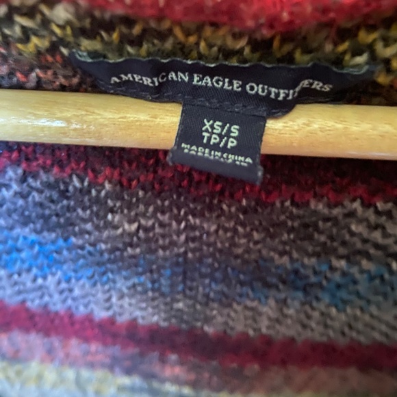 American Eagle hooded poncho/vest/cardi - Picture 4 of 9